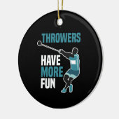 Spur- und Feldhammergeschenk Keramik Ornament (Links)