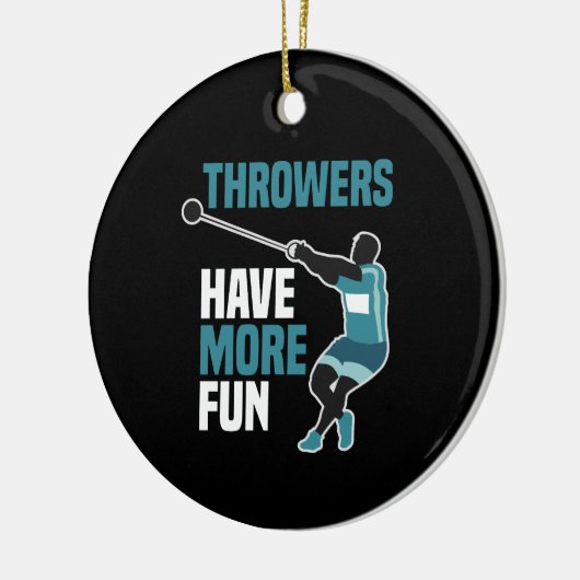 Spur- und Feldhammergeschenk Keramik Ornament (Links)