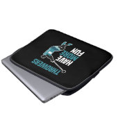 Spur- und Feldhammergeschenk Laptopschutzhülle (Vorne Knopf)