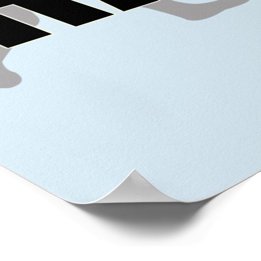 Spur- und Feldschuss-Poster-Geschenk setzen Poster (Ecke)