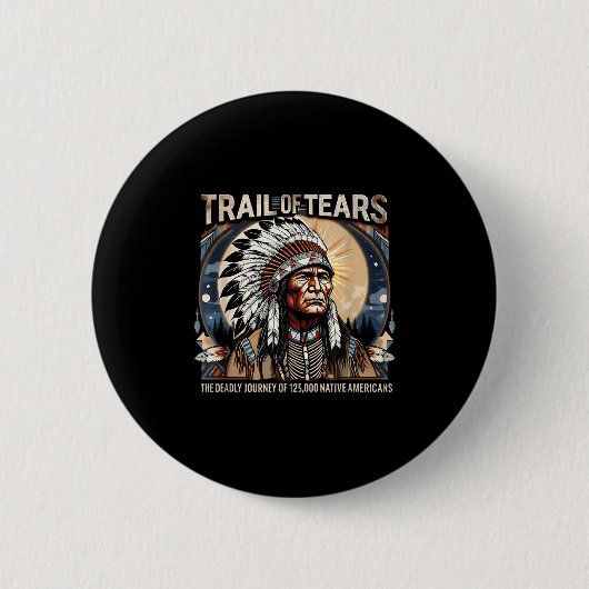 Spur von Tränen Memorial Native American Button (Vorderseite)