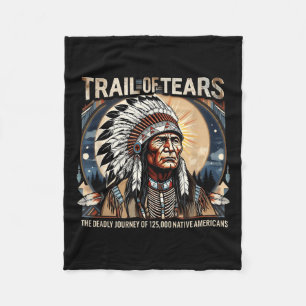 Spur von Tränen Memorial Native American Fleecedecke
