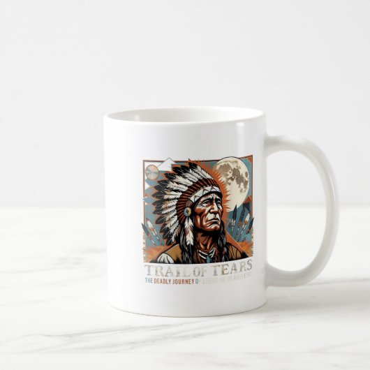 Spur von Tränen Memorial Native American Kaffeetasse (Rechts)