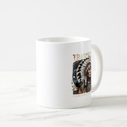 Spur von Tränen Memorial Native American Kaffeetasse (VorderseiteRechts)