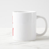 Spüre die Hitze Jumbo-Tasse (Rechts)