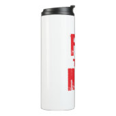 Spüre die Hitze Thermosbecher (Nach links gedreht)