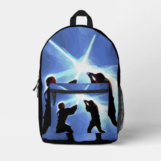 Spüre die Macht Bedruckter Rucksack (Vorderseite)