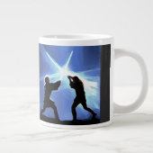 Spüre die Macht Jumbo-Tasse (Rechts)