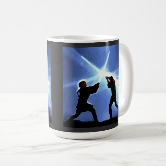 Spüre die Macht Kaffeetasse (VorderseiteRechts)