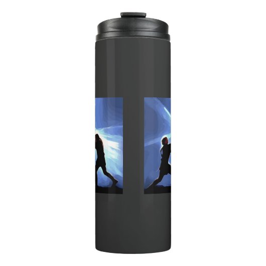 Spüre die Macht Thermosbecher (Vorderseite)