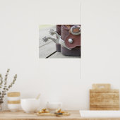 Spuren auf Cowboystiefeln Poster (Küche)