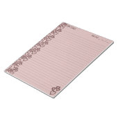 Spuren der Liebe Notizblock (angewinkelt)