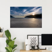 Spuren des Sand-Zitats Poster (Heimbüro)