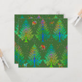 Spuren im Frühling Karte (Vorderseite/Rückseite Beispiel)