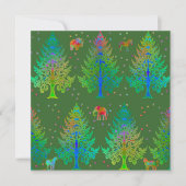 Spuren im Frühling Karte (Vorderseite)