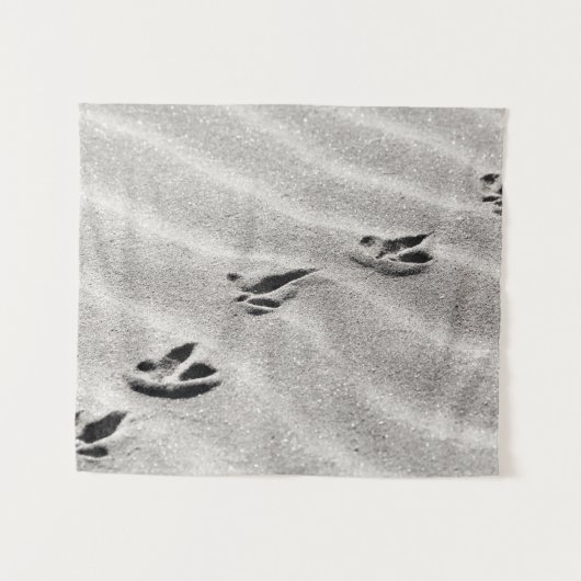 Spuren im Sand Wandteppich (Vorderseite (Horizontal))