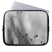 Spuren im Schnee Laptopschutzhülle (Vorderseite)