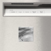 Spuren im Schnee Magnet (In Situ (Geschirrspüler))