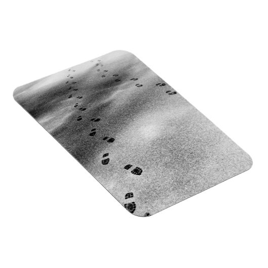 Spuren im Schnee Magnet (Rechte Seite)