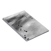 Spuren im Schnee Notizblock (Rechte Seite)