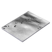 Spuren im Schnee Notizblock (Linke Seite)