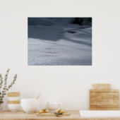 Spuren im Schnee Poster (Küche)