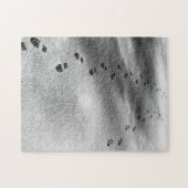 Spuren im Schnee Puzzle (Horizontal)