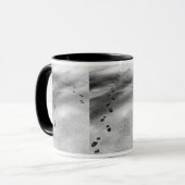 Spuren im Schnee Tasse (Vorderseite Links)
