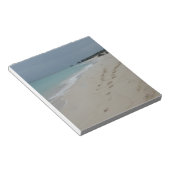 Spuren in Bermuda Sand Notizblock (angewinkelt)