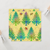 Spuren in der Sonne machen Karte (Vorderseite/Rückseite Beispiel)