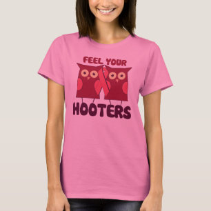 Spüren Sie Ihr Hooters Brustkrebs-Bewusstsein T-Shirt