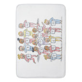 Spüren Sie Ihre Zähne Badematte (Vorderseite Vertikal)