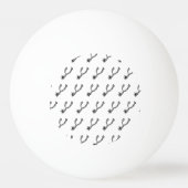 Spuren Tischtennisball (Vorderseite)
