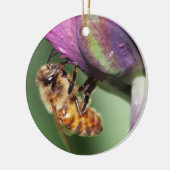 Spürende kleine Biene Keramik Ornament (Links)