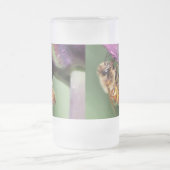 Spürende kleine Biene Mattglas Bierglas (Mittel)
