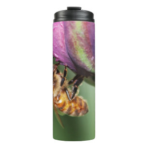 Spürende kleine Biene Thermosbecher