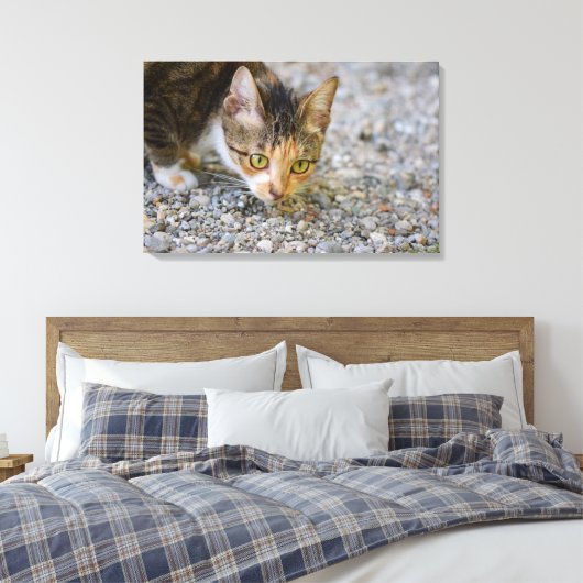 Spurensuche Leinwanddruck (Insitu (Schlafzimmer))