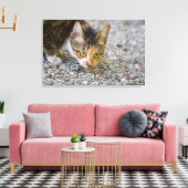 Spurensuche Leinwanddruck (Insitu (Wohnzimmer))