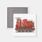 Spurfeuer-Lkw-Platz-Magnet Magnet (Vorderseite/Rückseite)