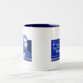 Spurgeon Wahrheit v. Fehler Zweifarbige Tasse (Mittel)