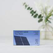 Spurhaltung des Sonnenkollektors Visitenkarte (Stehend Vorderseite)