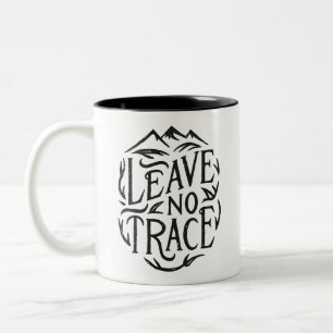 Spurlos wandern zweifarbige tasse