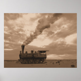 Spurlose Lokomotive Poster