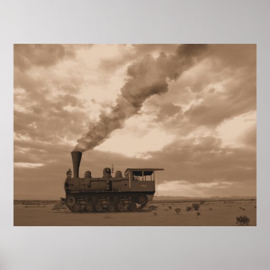 Spurlose Lokomotive Poster (Vorne)