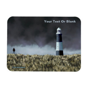 Spurn Point Leuchtturm Postkarte Magnet