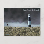 Spurn Point Lighthouse Postkarte (Vorderseite)