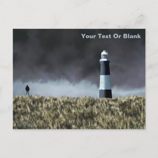 Spurn Point Lighthouse Postkarte (Vorderseite)