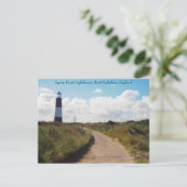 Spurn Point Lighthouse, Yorkshire, Postcard Postkarte (Stehend Vorderseite)