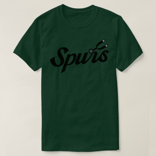Spurs Basketball Retro T-Shirt (Design vorne)