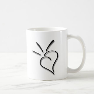 Spurtendes Sass-Herz - Kaffeetasse